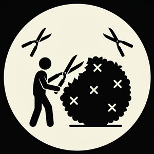 Bush trimming icon
