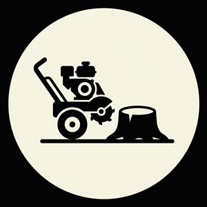Commercial stump grinding icon