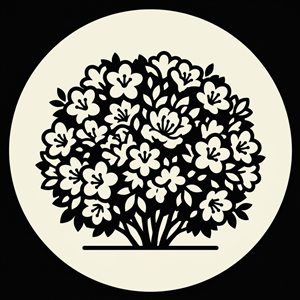 Flowering shrub pruning icon