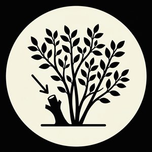 Rejuvenation pruning icon