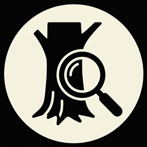 Tree risk assessment icon